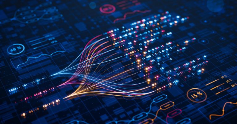Ripple effect visualization of interconnected systems in cyber infrastructure.