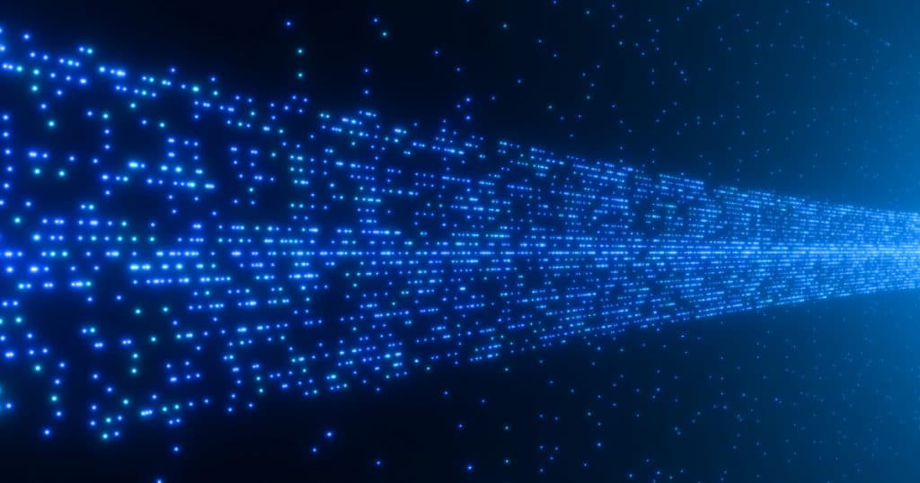 Abstract visualization of payment data flow illustrating tokenization, PCI scope reduction, and controlled data movement