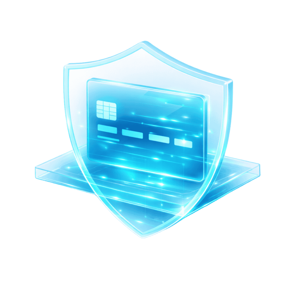 Shield icon representing protection of PCI cardholder payment data through Rixon's Zero Data Design architecture
