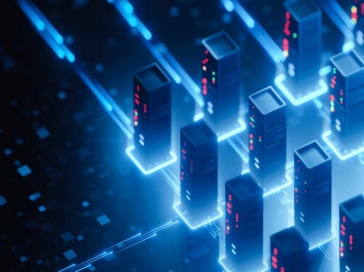 Expanding data storage servers in a growing digital network representing scaling infrastructure and increasing system complexity