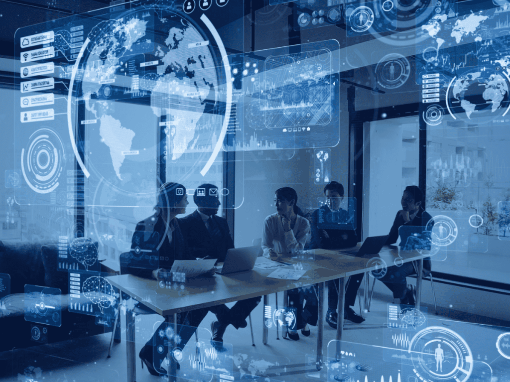 Global fintech compliance and payment security infrastructure visualization showing enterprise cybersecurity dashboards, worldwide payment connectivity, and PCI DSS 4.0.1 regulatory oversight for fintech companies.