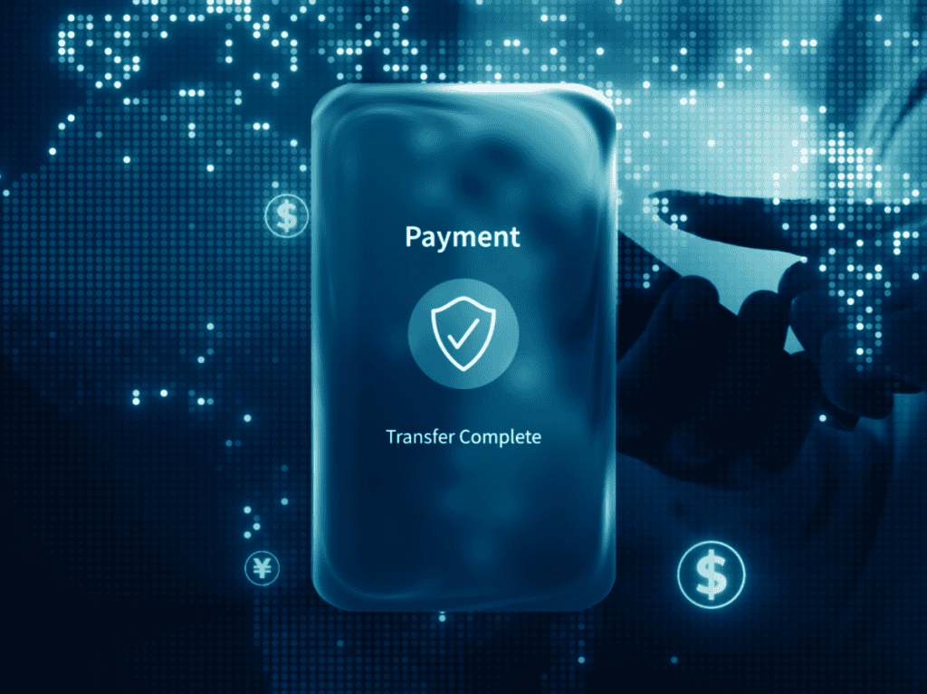 Global fintech payment routing visualization representing secure vaultless tokenization, payment processing infrastructure, and cloud native financial transaction security.